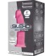 SILEXD MODELO 2 PENE REALISTICO SILICONA PREMIUM SILEXPAN ROSA FLUORESCENTE 15 CM
