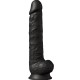 SILEXD MODELO 1 PENE REALISTICO SILICONA PREMIUM SILEXPAN NEGRO 38 CM