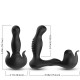 ARMONY SURROUND VIBRADOR ANAL ESTIMULADOR TESTICULOS CONTROL REMOTO NEGRO