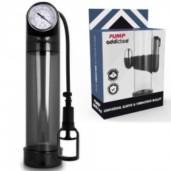 PUMP ADDICTED - BOMBA ERECCIÃN RX9 NEGRO CON VIBRADOR
