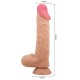 PRETTY LOVE SLIDING SKIN SERIES DILDO REALaSTICO CON VENTOSA PIEL DESLIZANTE CONTROL REMOTO NATURAL 24 CM