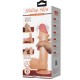PRETTY LOVE SLIDING SKIN SERIES DILDO REALaSTICO CON VENTOSA PIEL DESLIZANTE CONTROL REMOTO NATURAL 218 CM