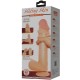 PRETTY LOVE SLIDING SKIN SERIES DILDO REALaSTICO CON VENTOSA PIEL DESLIZANTE 26 CM