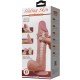 PRETTY LOVE SLIDING SKIN SERIES DILDO REALaSTICO CON VENTOSA PIEL DESLIZANTE MORENO 24 CM