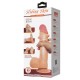 PRETTY LOVE SLIDING SKIN SERIES DILDO REALaSTICO CON VENTOSA PIEL DESLIZANTE 218 CM