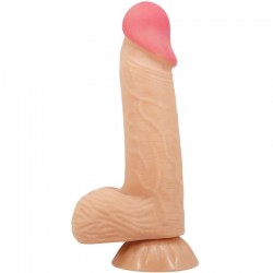 PRETTY LOVE - SLIDING SKIN SERIES DILDO REALÃSTICO CON VENTOSA PIEL DESLIZANTE 20.6 CM