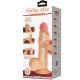 PRETTY LOVE SLIDING SKIN SERIES DILDO REALaSTICO CON VENTOSA PIEL DESLIZANTE 206 CM
