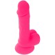 DIVERSIA DILDO FLEXIBLE CON VIBRACION ROSA 205 CM O 42 CM