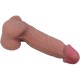 PRETTY LOVE SLIDING SKIN SERIES DILDO REALaSTICO CON VENTOSA PIEL DESLIZANTE MORENO 206 CM