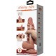 PRETTY LOVE SLIDING SKIN SERIES DILDO REALaSTICO CON VENTOSA PIEL DESLIZANTE MORENO 206 CM