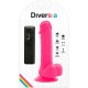 DIVERSIA DILDO FLEXIBLE CON VIBRACION ROSA 205 CM O 42 CM