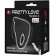 PRETTY LOVE THIMBLE ANILLO VIBRADOR NEGRO