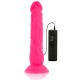 DIVERSIA DILDO FLEXIBLE CON VIBRACION ROSA 21 CM O 49 CM
