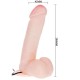 BAILE DILDO REALISTICO CON VIBRACION Y ROTACION 20 CM