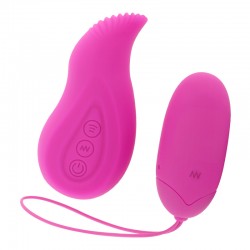 MORESSA - EDGAR SET DUO HUEVO REMOTO Y MANDO CON VIBRACIÃN INCORPORADA PREMIUM SILICONE CONTROL REMOTO