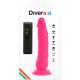 DIVERSIA DILDO FLEXIBLE CON VIBRACION ROSA 21 CM O 49 CM