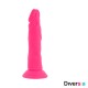 DIVERSIA DILDO FLEXIBLE CON VIBRACION ROSA 23 CM O 43 CM