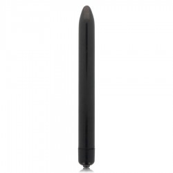 GLOSSY SLIM VIBRADOR NEGRO