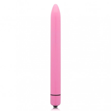 GLOSSY SLIM VIBRADOR ROSA INTENSO