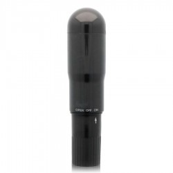 GLOSSY POCKET VIBRADOR NEGRO
