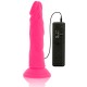 DIVERSIA DILDO FLEXIBLE CON VIBRACION ROSA 23 CM O 43 CM