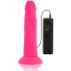DIVERSIA DILDO FLEXIBLE CON VIBRACION ROSA 23 CM O 43 CM