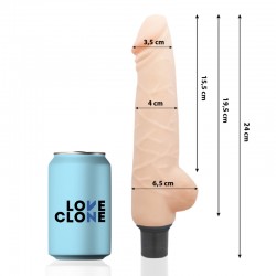 LOVECLONE HARALD SELF LUBRICATION VIBRADOR 24 CM O 4 CM