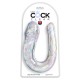 KING COCK DOUBLE TROUBLE DILDO DOBLE 44 CM TRANSPARENTE