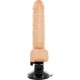 BASECOCK VIBRADOR REALISTICO CONTROL REMOTO NATURAL CON TESTICULOS 195 CM O 4 CM