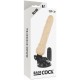 BASECOCK VIBRADOR REALISTICO CONTROL REMOTO NATURAL 195 CM O 4 CM