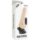 BASECOCK VIBRADOR REALISTICO CONTROL REMOTO NATURAL 185 CM O 4CM