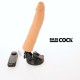 BASECOCK VIBRADOR REALISTICO CONTROL REMOTO NATURAL 21 CM O 4 CM