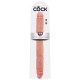 KING COCK THICK DILDO DOBLE PENETRACIaN 406 CM