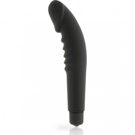 DOLCE VITA REALISTIC PLEASURE VIBRADOR SILICONA NEGRO