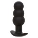 CALEXOTICS ROCK BOTTOM PLUG ANAL CON CUENTAS 10 VIBRACIONES SILICONA NEGRO