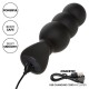 CALEXOTICS ROCK BOTTOM PLUG ANAL CON CUENTAS 10 VIBRACIONES SILICONA NEGRO