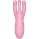 SATISFYER THREESOME 4 VIBRADOR APP ROSA