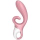 SATISFYER HUG ME VIBRADOR RABBIT APP AZUL