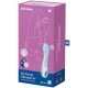 SATISFYER AIR PUMP VIBRATOR 5 VIBRADOR PUNTO G INFLABLE APP AZUL