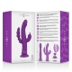 INTENSE CASANOVA VIBRADOR RABBIT SILICONA TRIPLE MOTOR MORADO