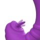 INTENSE HARRY VIBRADOR FLEXIBLE CON LENGUA MORADO