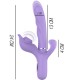 INTENSE BILLIE VIBRADOR MULTIFUNCIaN RECARGABLE SUCCIONADOR CON PULSADOR MORADO