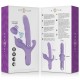 INTENSE BILLIE VIBRADOR MULTIFUNCIaN RECARGABLE SUCCIONADOR CON PULSADOR MORADO