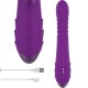 INTENSE IGGY VIBRADOR MULTIFUNCIaN RECARGABLE UP DOWN CON ESTIMULADOR DE CLITORIS MORADO