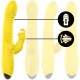 INTENSE TOKY VIBRADOR MULTIFUNCIaN RECARGABLE UP DOWN CON ESTIMULADOR DE CLITORIS AMARILLO