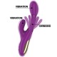 INTENSE APOLO VIBRADOR MULTIFUNCIaN RECARGABLE 7 VIBRACIONES CON LENGUA OSCILANTE MORADO
