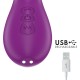 INTENSE APOLO VIBRADOR MULTIFUNCIaN RECARGABLE 7 VIBRACIONES CON LENGUA OSCILANTE MORADO