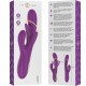 INTENSE APOLO VIBRADOR MULTIFUNCIaN RECARGABLE 7 VIBRACIONES CON LENGUA OSCILANTE MORADO
