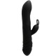 ADRIEN LASTIC TWISTER MASAJEADOR VIBRADOR Y ROTADOR RABBIT NEGRO