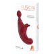 ADRIEN LASTIC FUSION TRIPLE ESTIMULADOR CLITORIS G SPOT ROJO